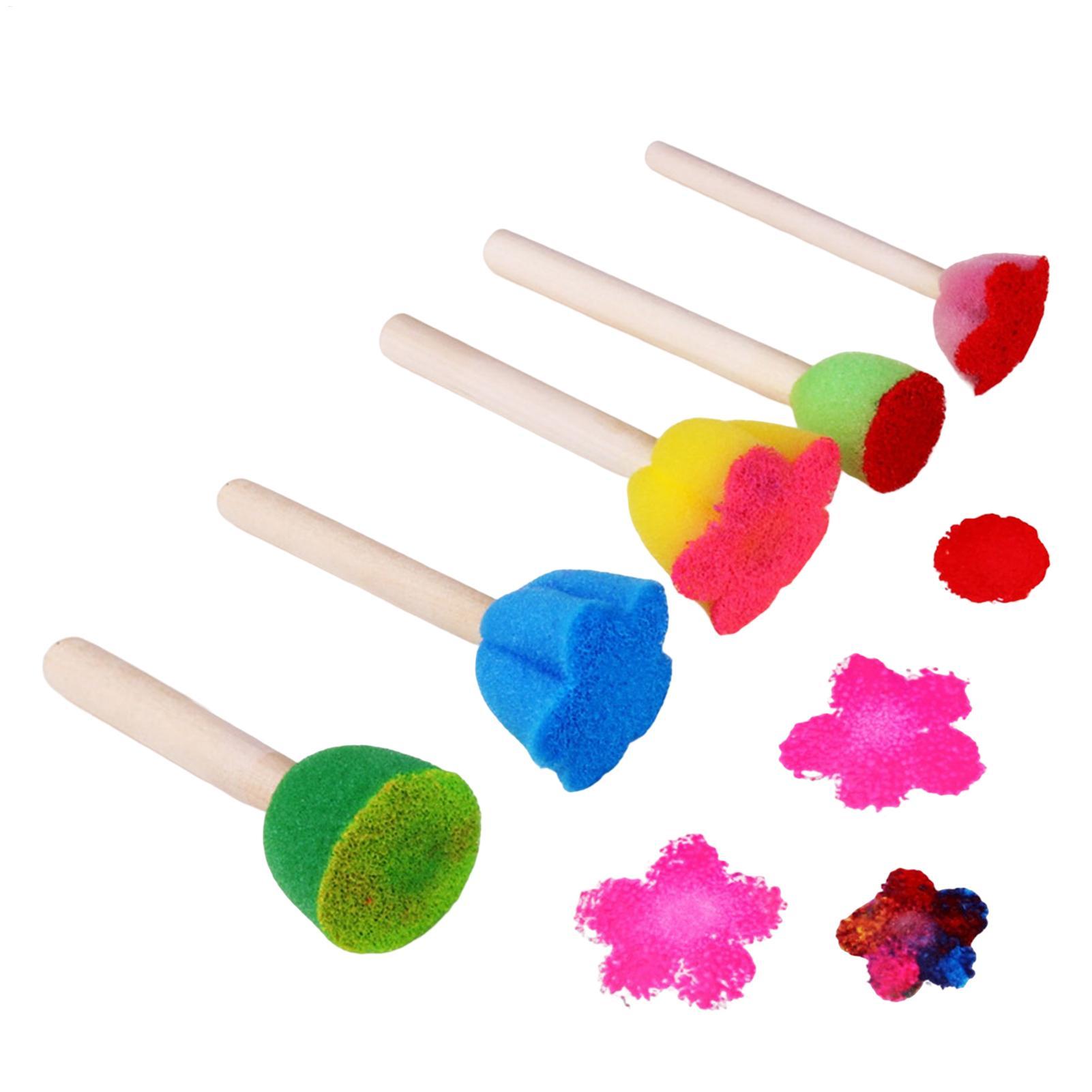 Art Craft Toddlers - 5 قطع من إسفنجات طلاء الأطفال