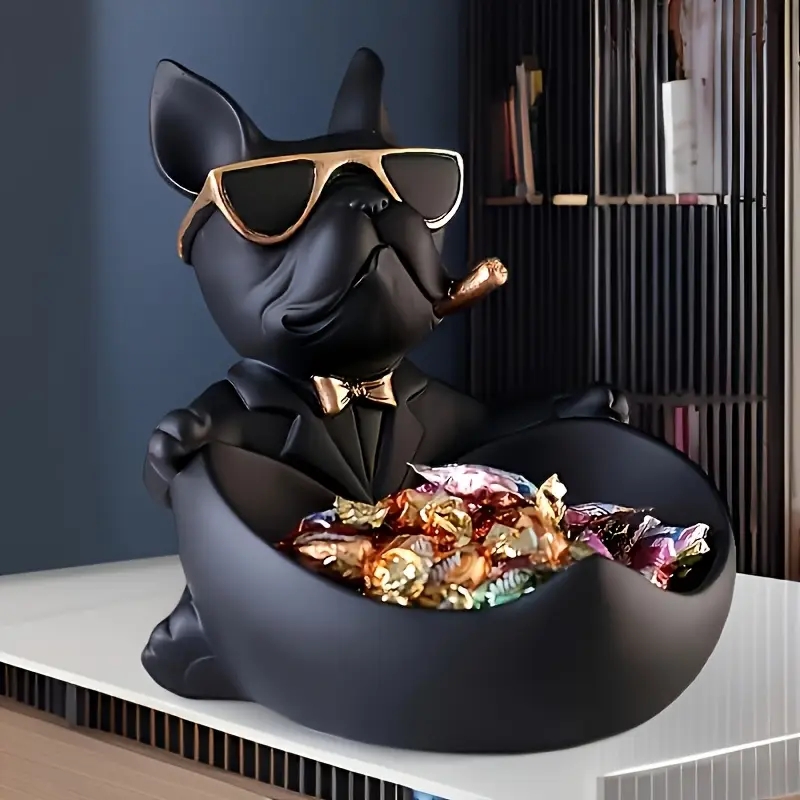 Art And Craft Sunglasses - تمثال كلب بولدوغ بتصميم نظارات شمسية