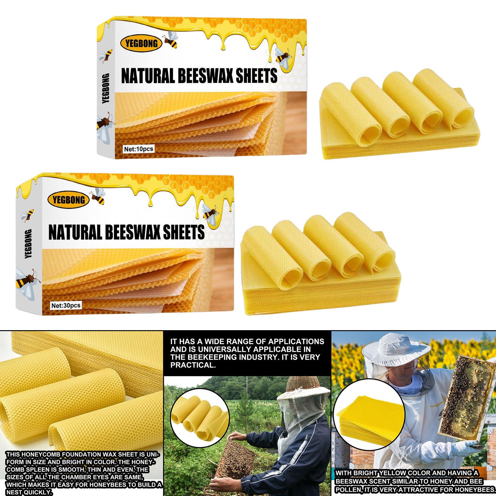 Candle Making Wax - ألواح شمع العسل الطبيعي لمربي النحل،