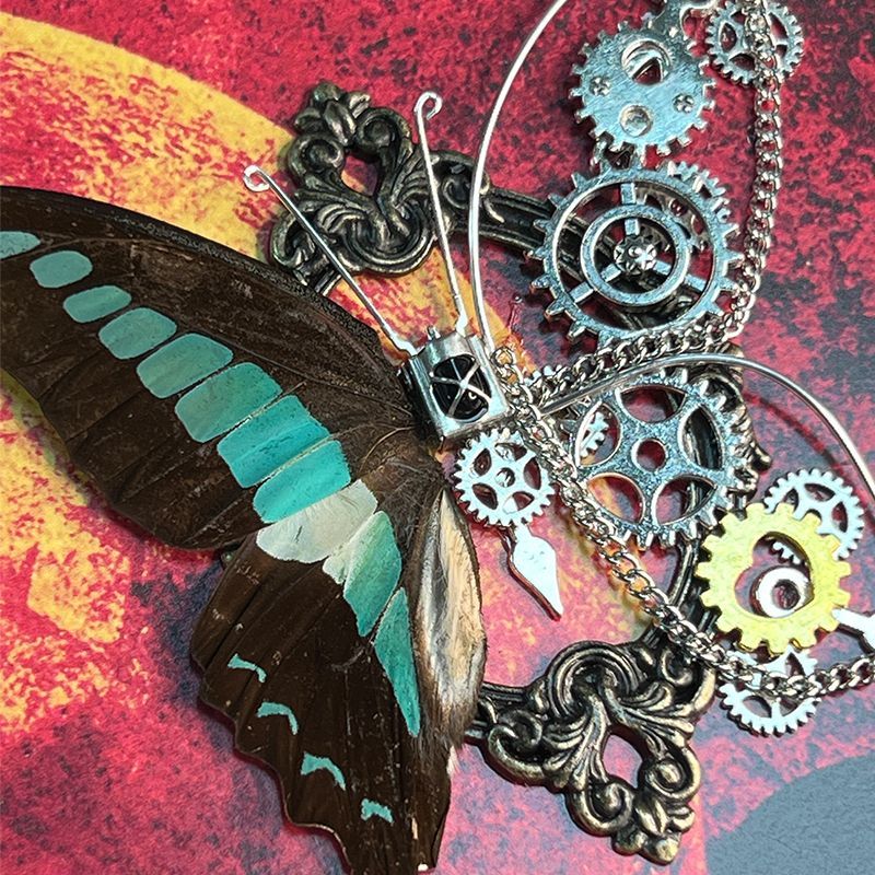 Art Craft Kits - طقم DIY لإطار فراشة ستيمبانك مع