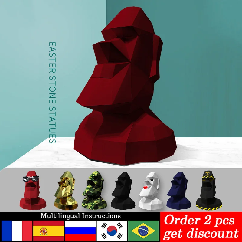Art Craft Center - كبيرة الحجم جزيرة عيد الفصح موي