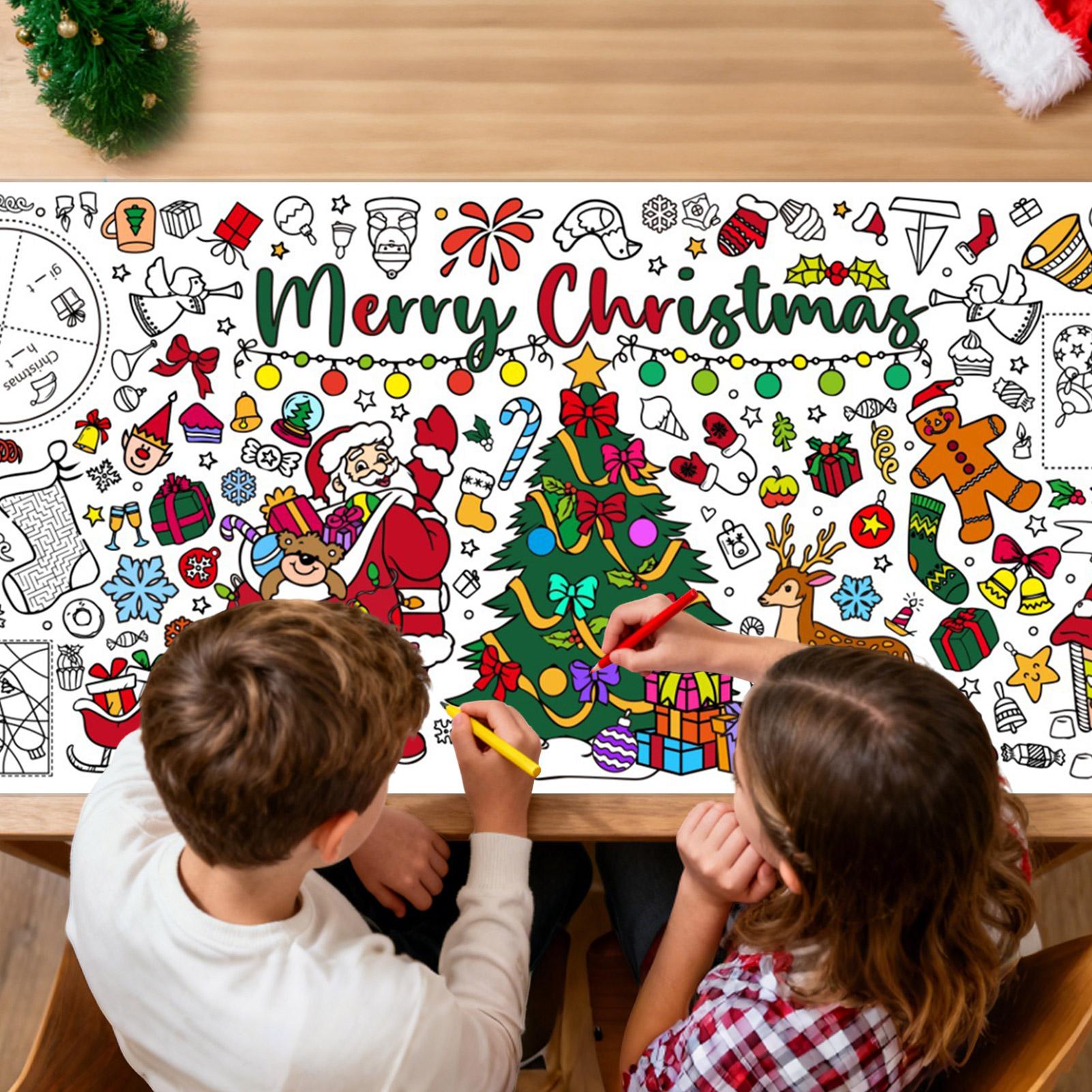 Art Craft Doodle - عيد الميلاد العملاق التلوين المشارك فارغة