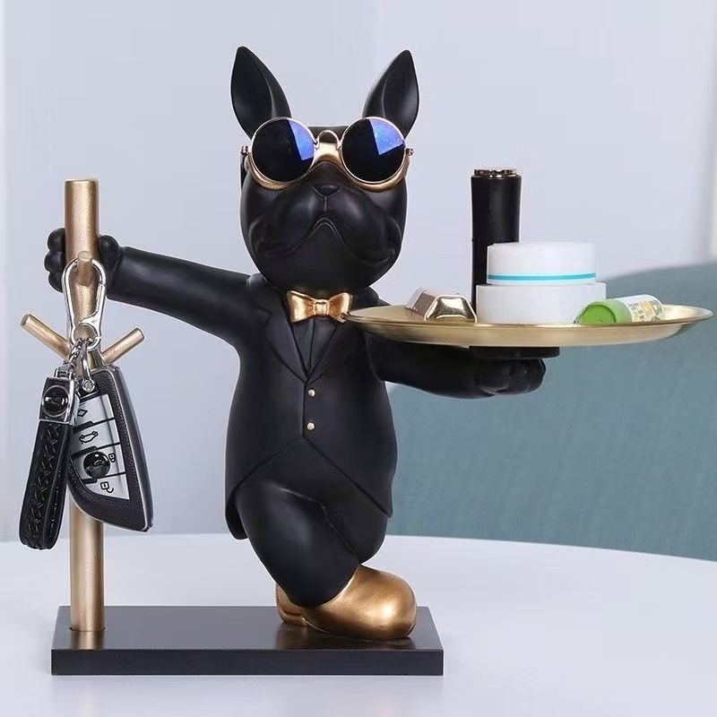 Art And Craft Sunglasses - تمثال كلب بولدوغ بتصميم نظارات شمسية