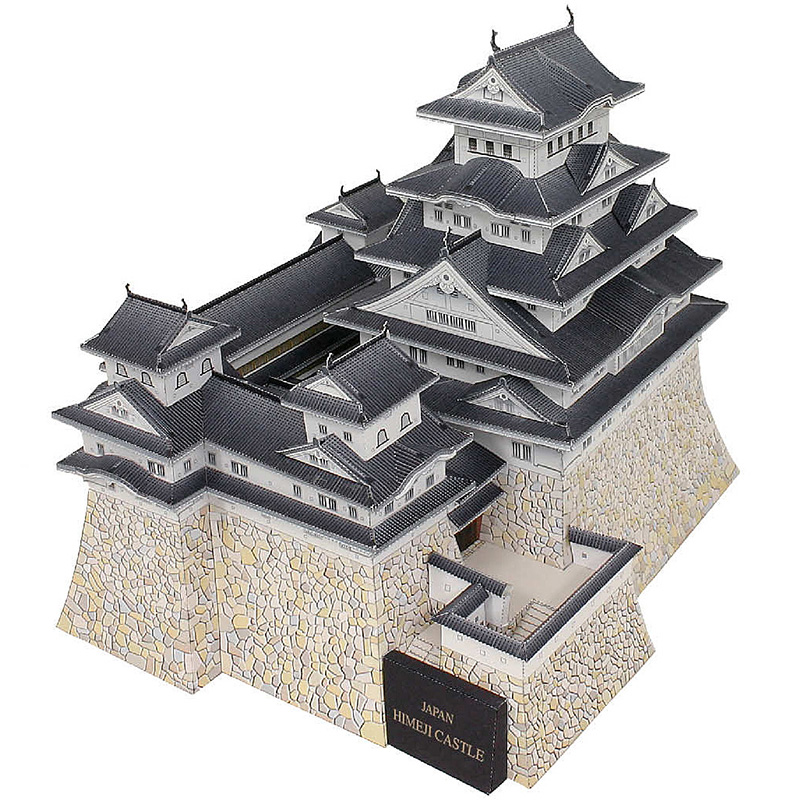 Art Craft Center - اليابان Himeji القلعة ثلاثية الأبعاد ورقة