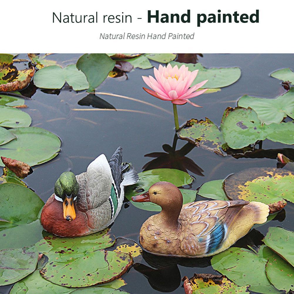 Art Craft Duck - تماثيل بطة للحديقة الخارجية كبيرة الحجم