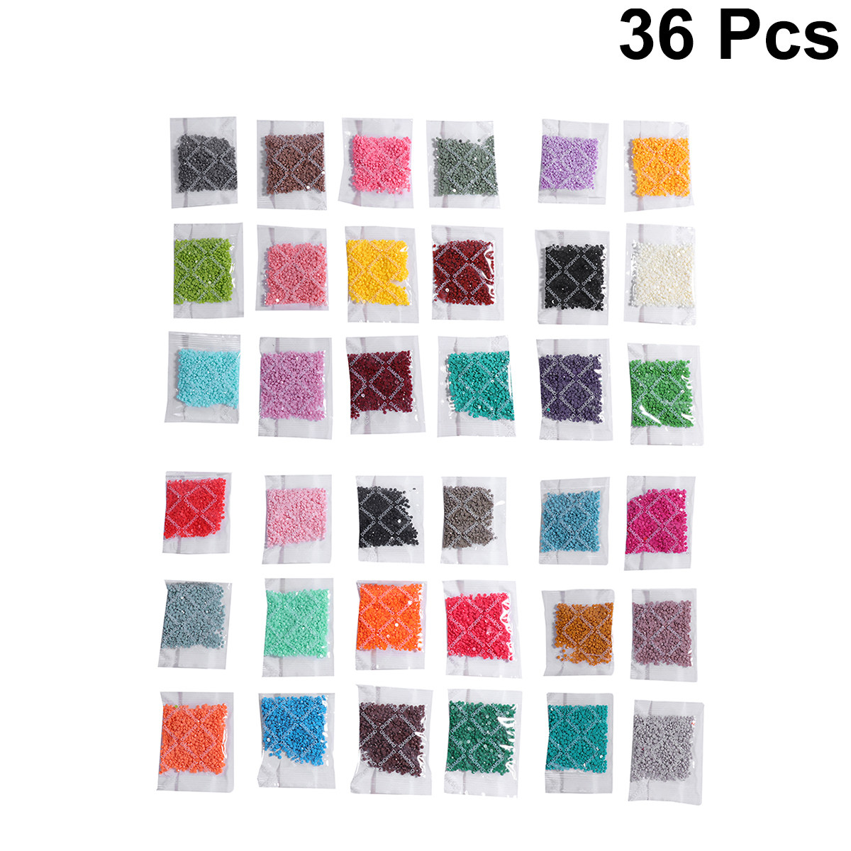 Art Craft Kits - 36 قطعة من أحجار الراين المستديرة