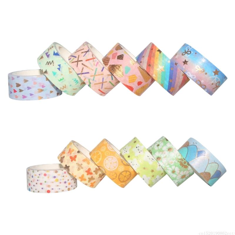 Art Craft Notebook - D5BB 12 لفة ورق زينة الشريط