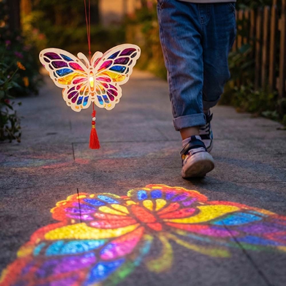 فانوس خشبي مضيء بتقنية LED، حر - مراجعة Art Craft Event وسعره