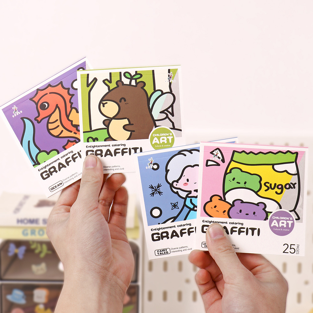 كتاب تلوين كرتوني مفيد 25 ورقة - مراجعة Art Craft Notebook وسعره
