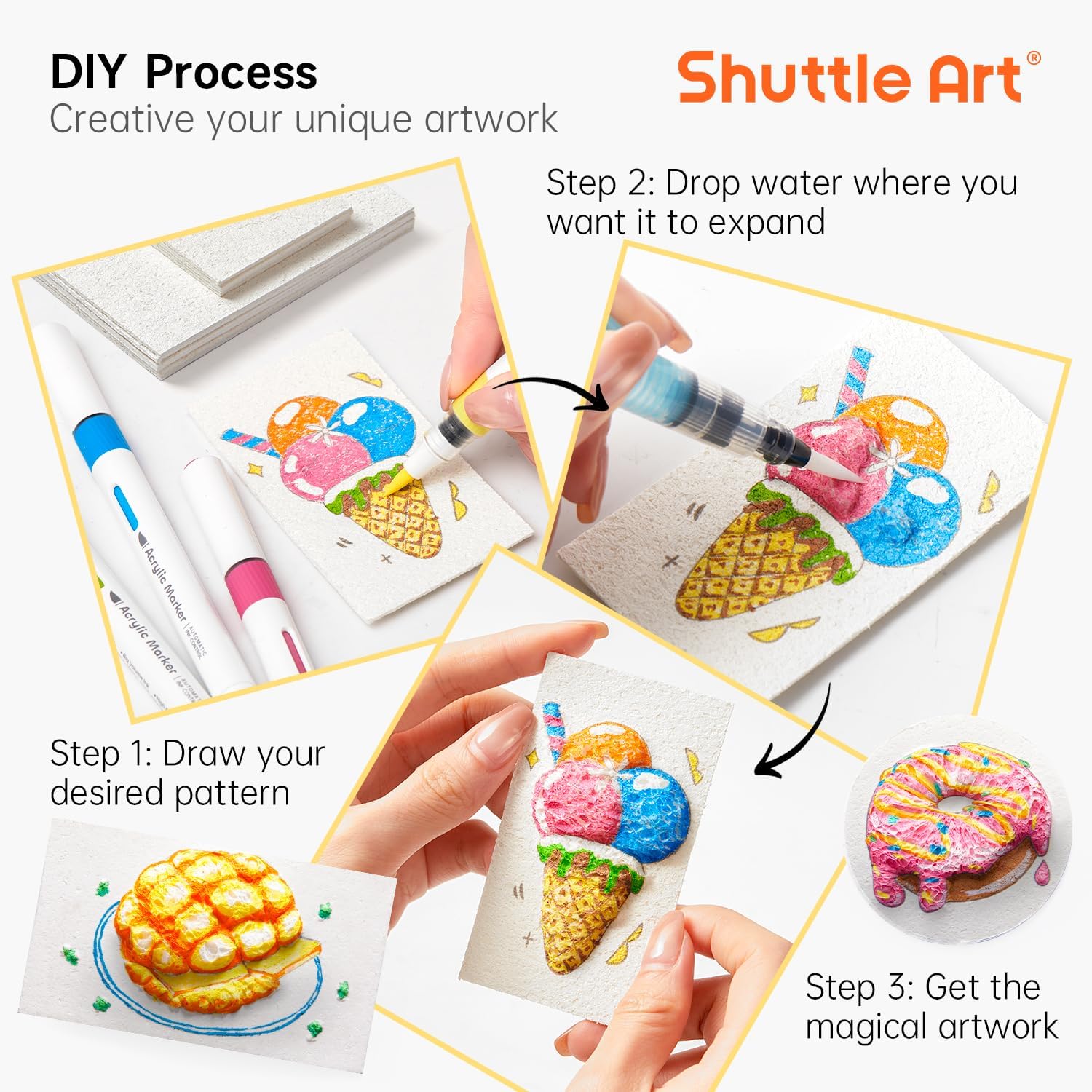 ثلاثية الأبعاد منتفخ رغوة المل - مراجعة Art Craft Board وسعره