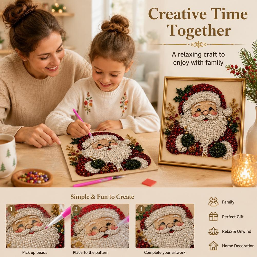طقم فني لتطريز اللؤلؤ على شكل  - مراجعة Art Craft Kits وسعره