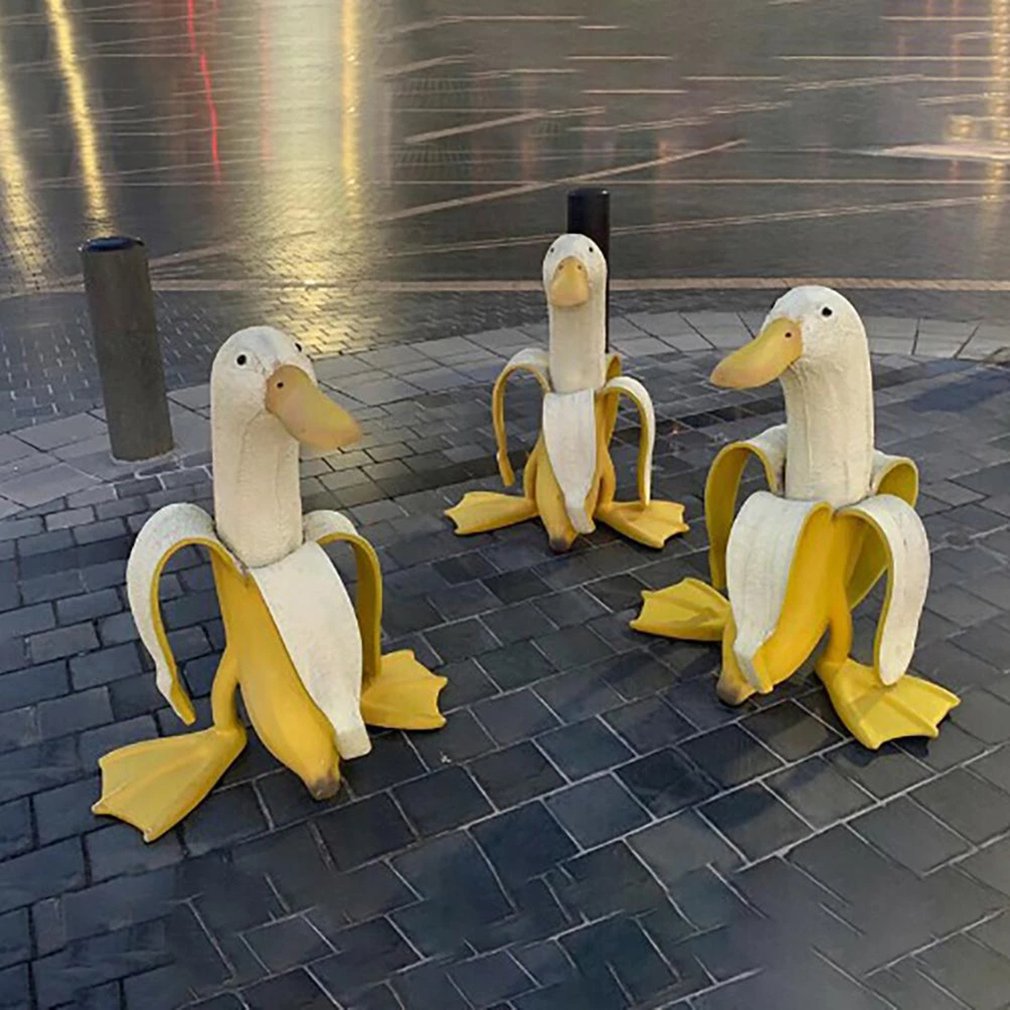 الموز بطة الإبداعية حديقة ديكو - مراجعة Art Craft Duck وسعره