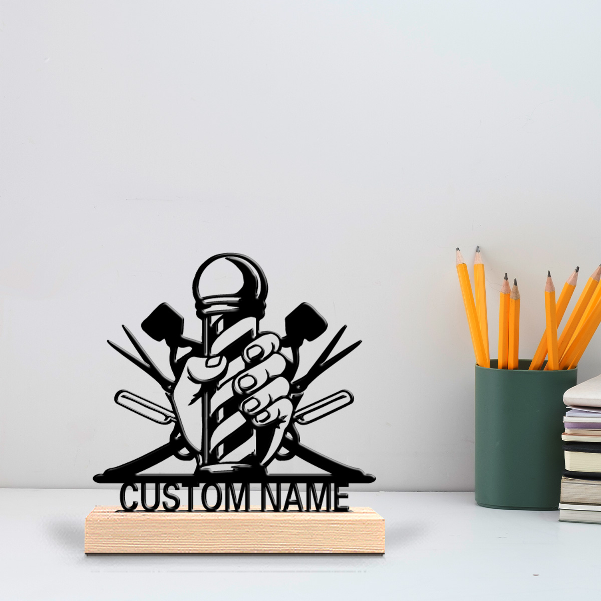 تمثال حلاق معدني بسيط مع قاعدة - مراجعة Art Craft Simple وسعره