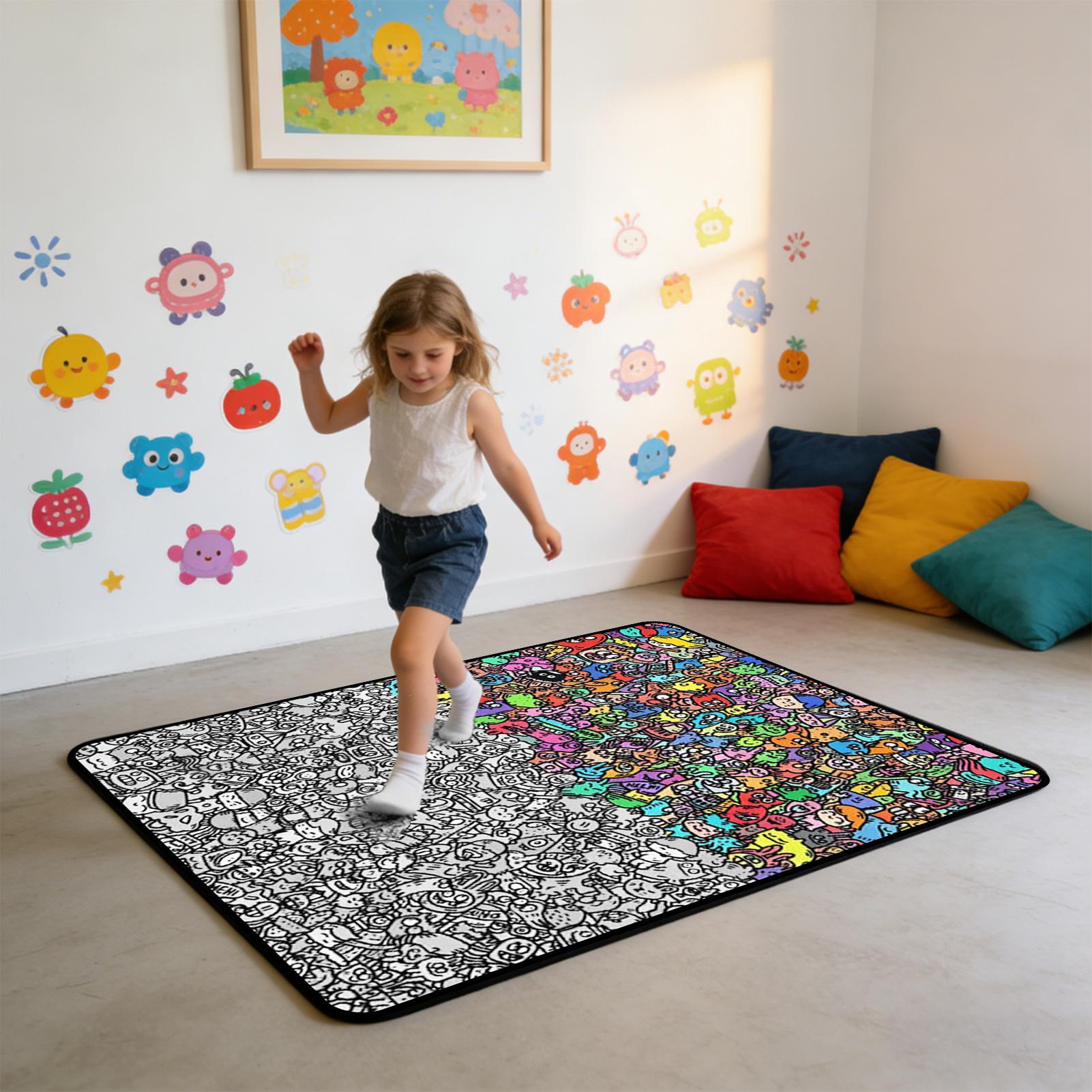 بطانية تلوين قابلة للغسل يمكنك - مراجعة Art Craft Preschool وسعره