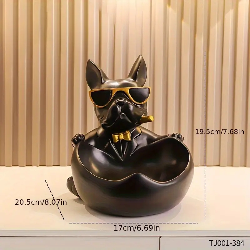 تمثال كلب بولدوغ بتصميم نظارات - مراجعة Art And Craft Sunglasses وسعره