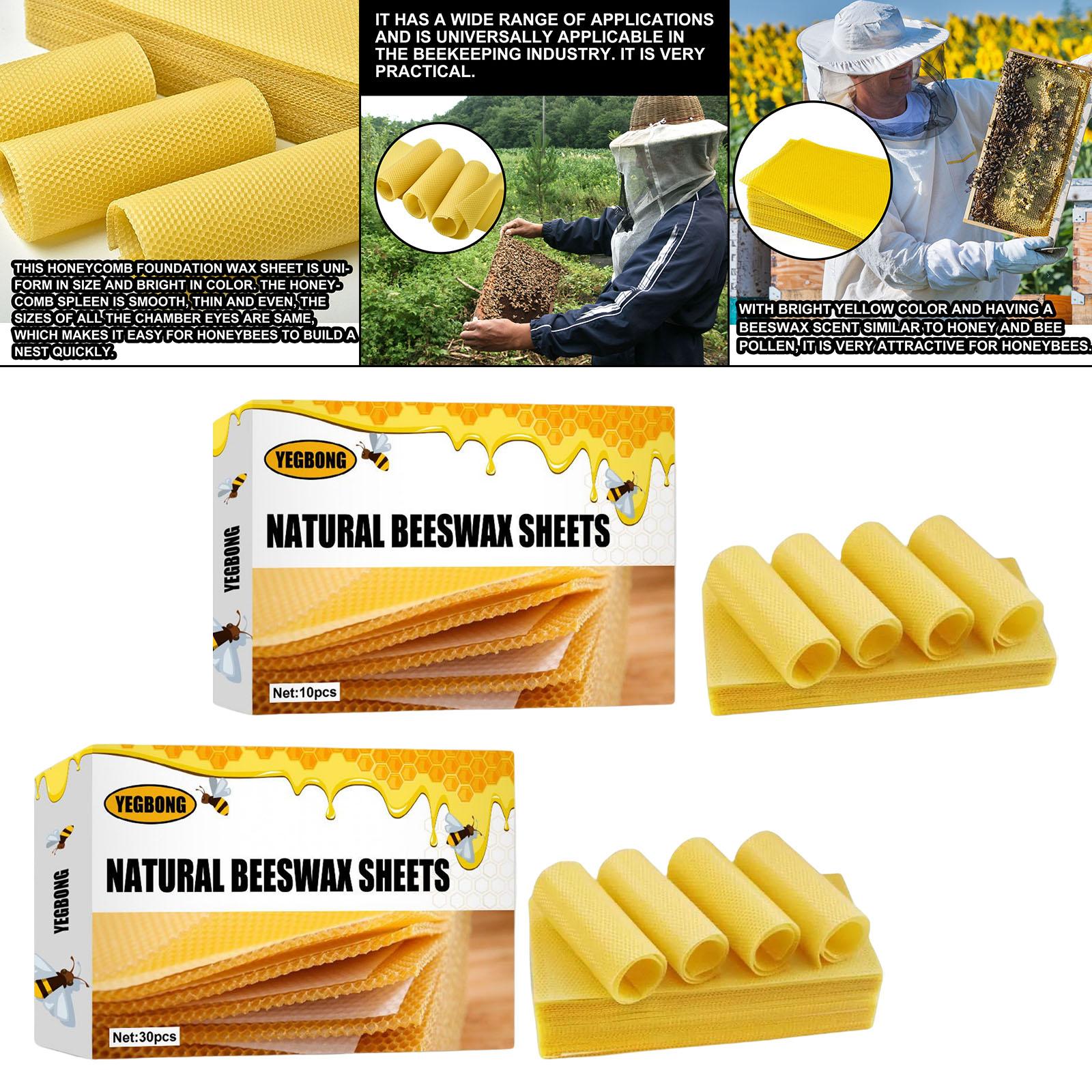 ألواح شمع العسل الطبيعي لمربي  - مراجعة Candle Making Wax وسعره
