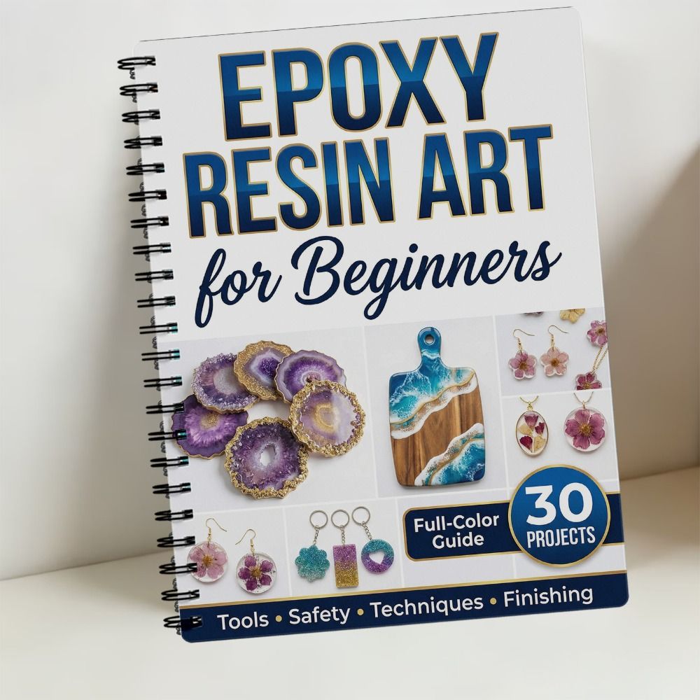 دليل فن الإيبوكسي خطوة بخطوة:  - مراجعة Art Craft Notebook وسعره