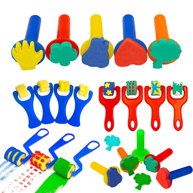 الأطفال طفل الإسفنج ختم مجموعة - مراجعة Art Craft Toddlers وسعره
