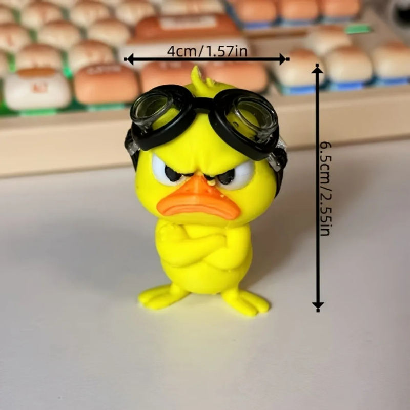 تمثال بطة غاضبة مع نظارات سباح - مراجعة Art Craft Duck وسعره