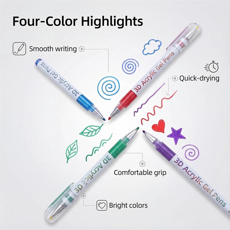【تركيب】مجموعة أقلام جل الحمم ا - مراجعة Art Craft Doodle وسعره