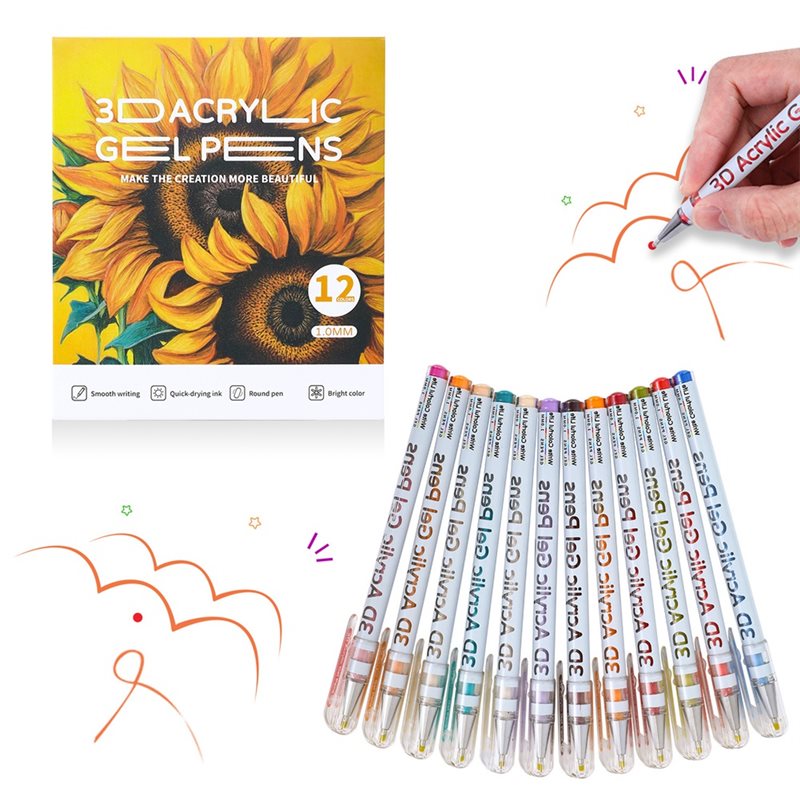 【تركيب】مجموعة أقلام جل الحمم ا - مراجعة Art Craft Doodle وسعره