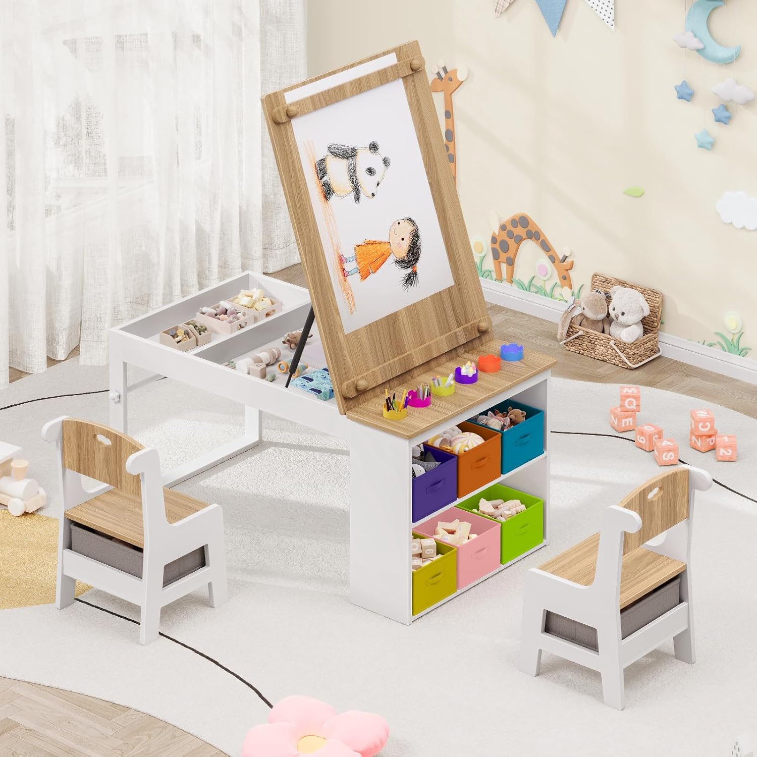طاولة وكراسي فنية للأطفال، طاو - مراجعة Art Craft Toddlers وسعره