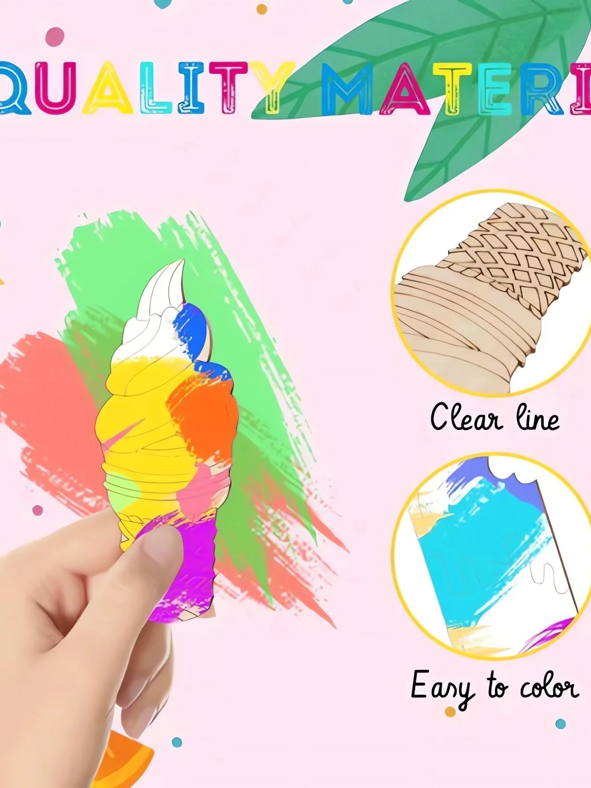 قواطع من خشب الآيس كريم للاستخ - مراجعة Art Craft Doodle وسعره