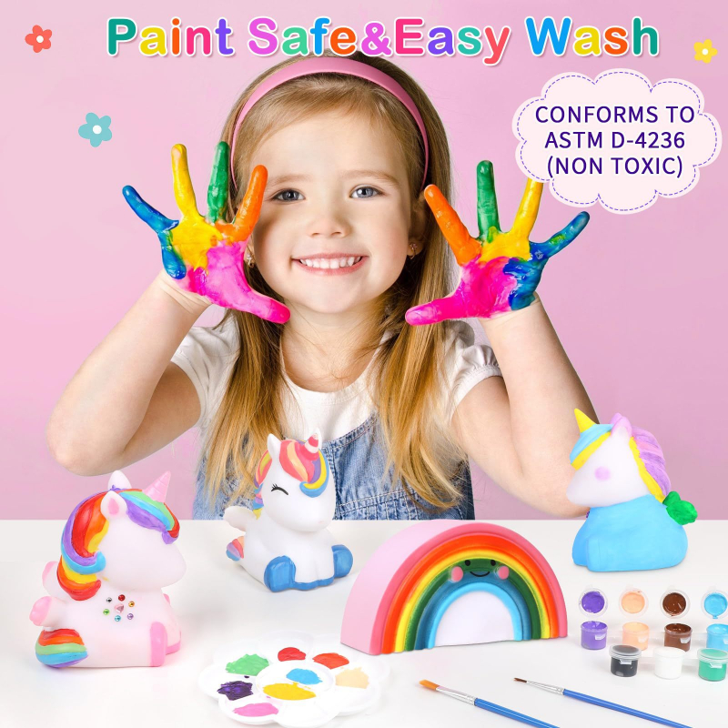 قم بتطلاء Unicorns الخاصة بك D - مراجعة Art Craft Unicorn وسعره