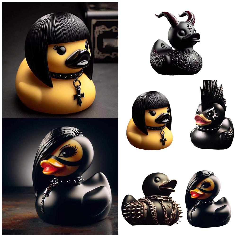 تمثال بطة الشيطان للبط الصخري  - مراجعة Art Craft Duck وسعره