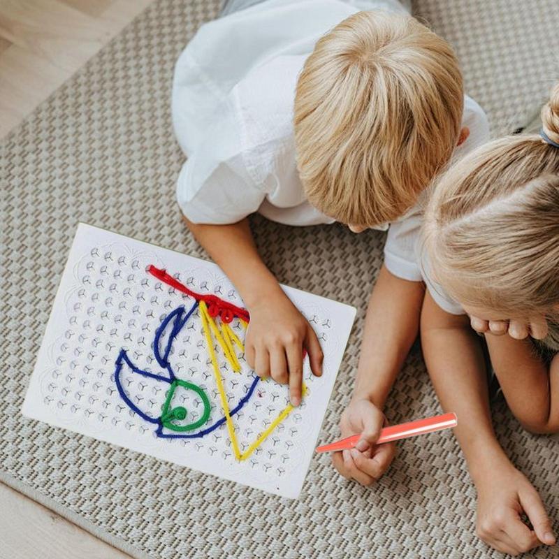 لوحة خيط للأطفال ألعاب خيوط مل - مراجعة Art Craft Toddlers وسعره