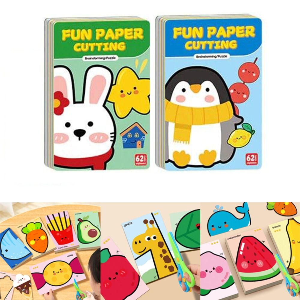 مجموعات قطع الورق الآمنة للأطف - مراجعة Art Craft Preschool وسعره