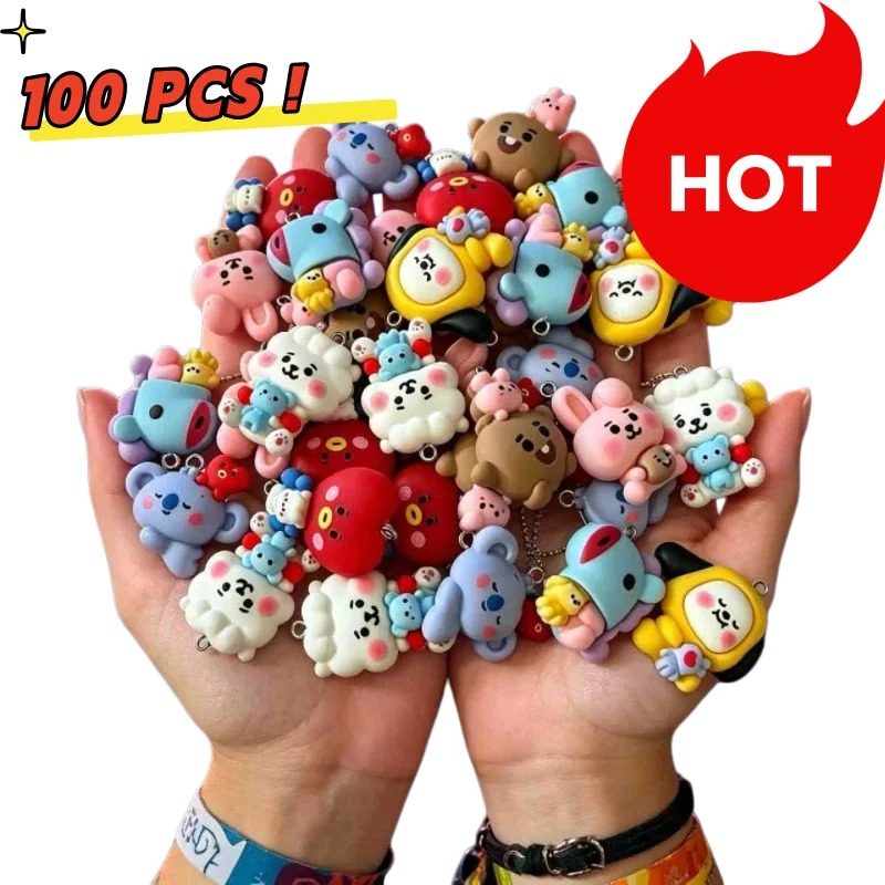 7 قطع من إكسسوارات BT21 الكرتو - مراجعة Art Craft Resin وسعره