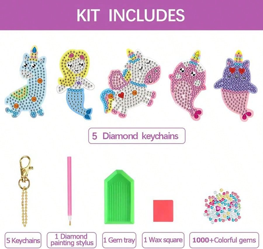 5 قطعة 5D الماس اللوحة بواسطة  - مراجعة Art Craft Unicorn وسعره