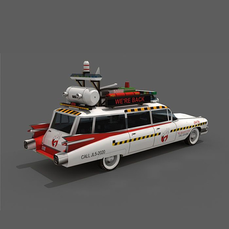 Ghostbusters سيارة Ecto-1A 1:2 - مراجعة Art Craft Center وسعره