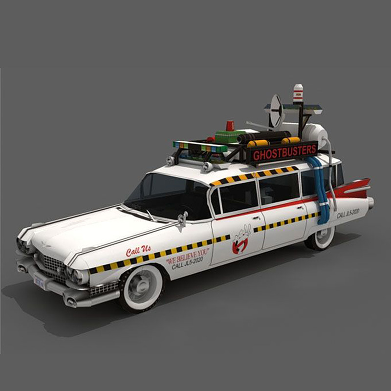 Ghostbusters سيارة Ecto-1A 1:2 - مراجعة Art Craft Center وسعره