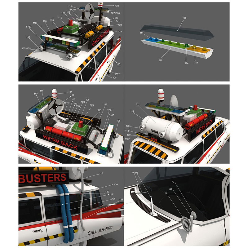 Ghostbusters سيارة Ecto-1A 1:2 - مراجعة Art Craft Center وسعره