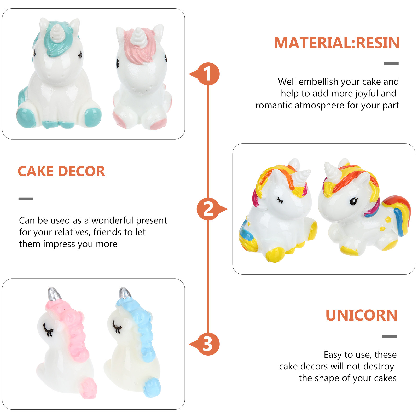 6 قطع من الحلي الصغيرة على شكل - مراجعة Art Craft Unicorn وسعره