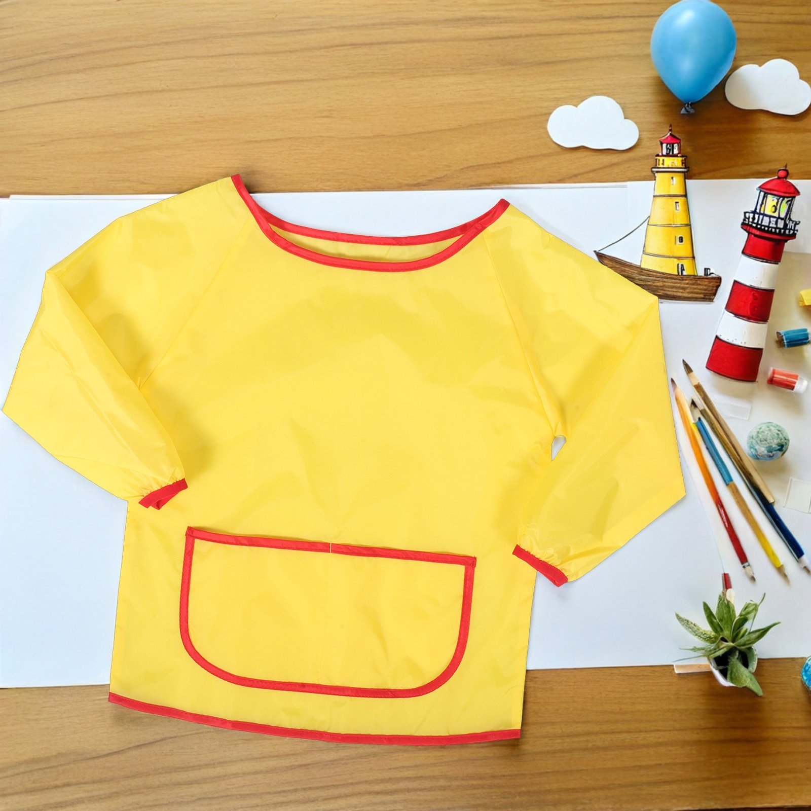 مريلة رسم للأطفال الصغار مقاوم - مراجعة Art Craft Toddlers وسعره