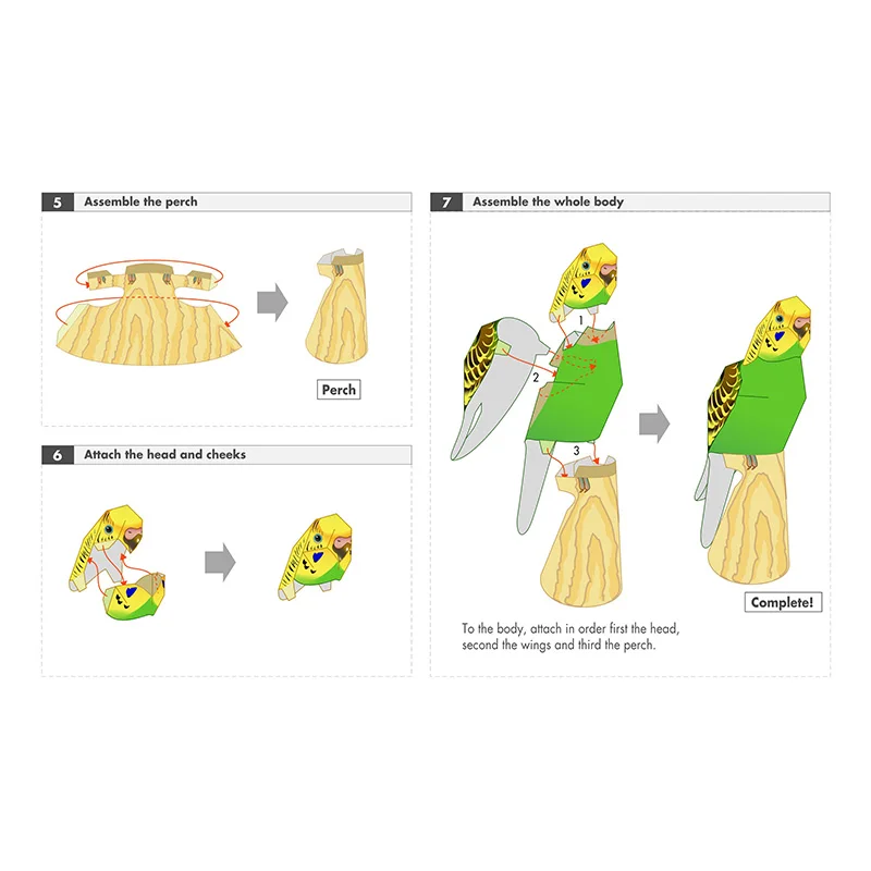 الببغاء الببغاء الطيور اليدوية - مراجعة Art Craft Center وسعره