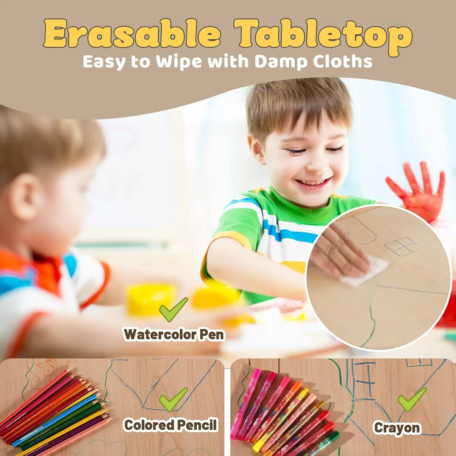 طاولة أطفال مع 4 كراسي للأعمار - مراجعة Art Craft Toddlers وسعره