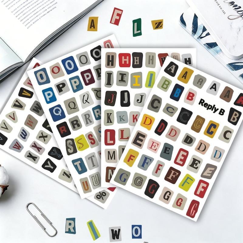 ملصقات حروف إنجليزية بتصميم عت - مراجعة Art Craft Notebook وسعره