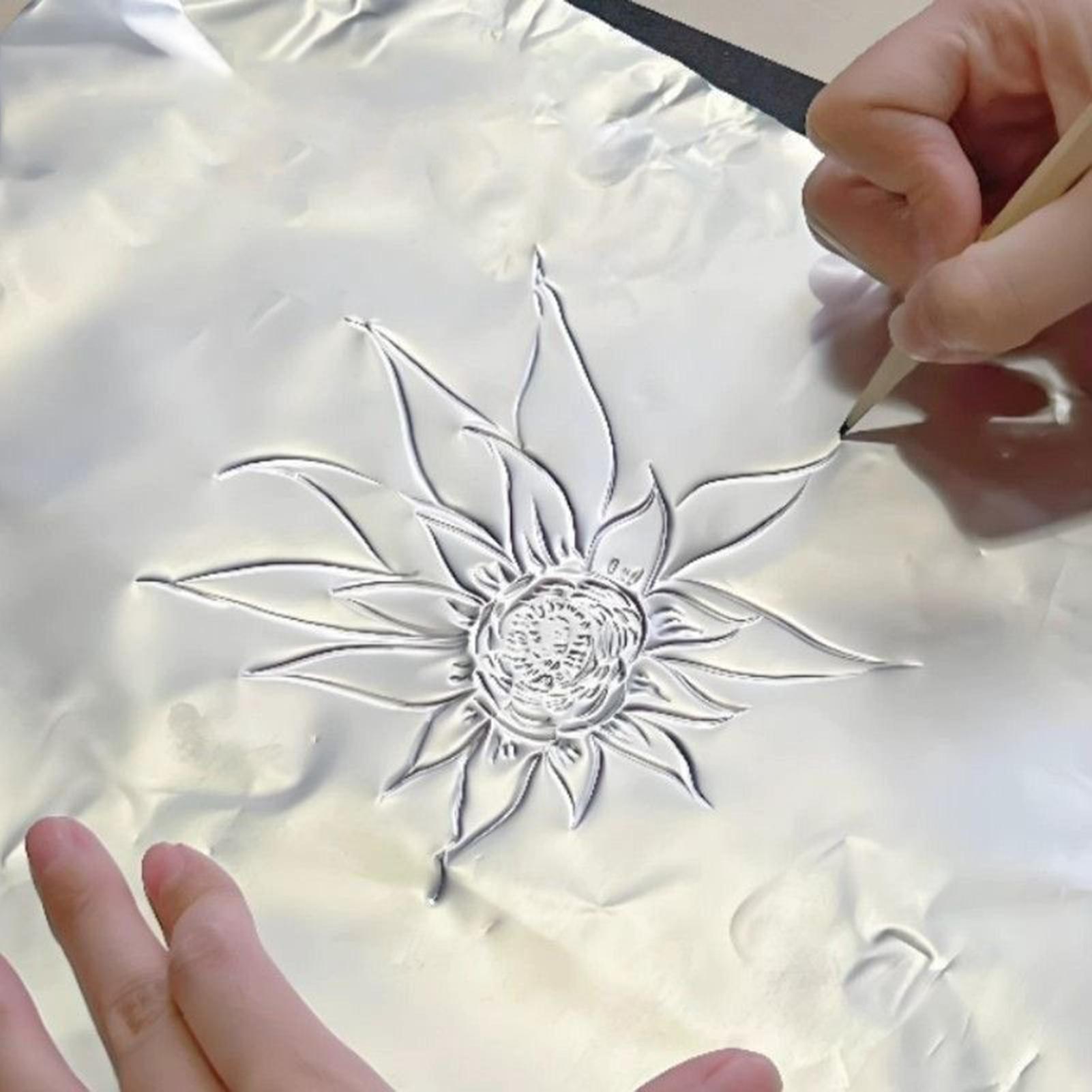 ورق فويل للحرف اليدوية 100 قطع - مراجعة Art Craft Project وسعره