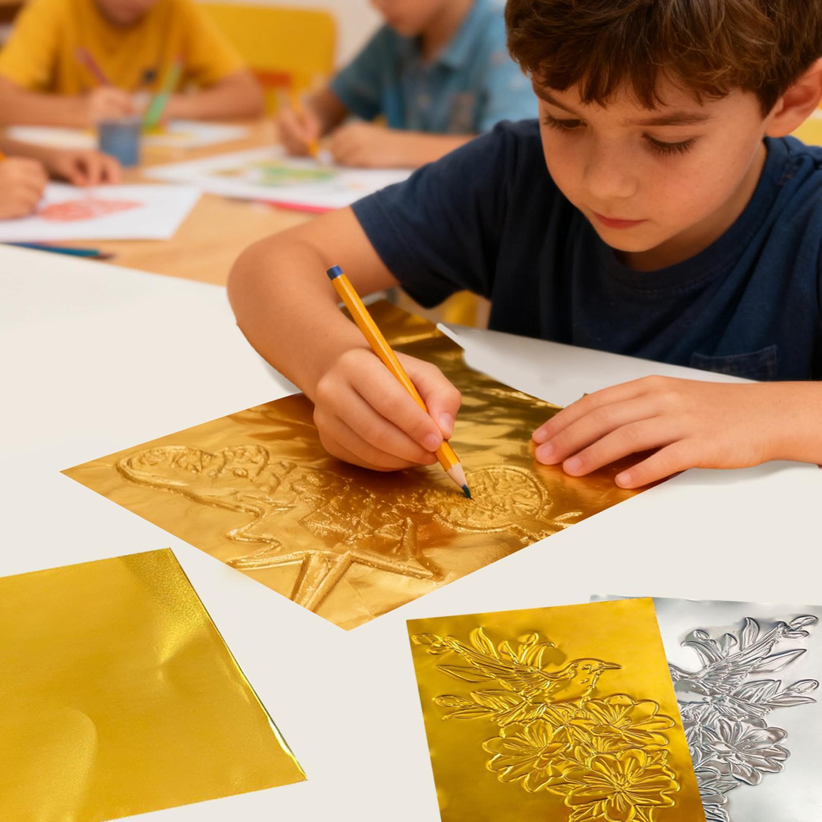 ورق فويل للحرف اليدوية 100 قطع - مراجعة Art Craft Project وسعره