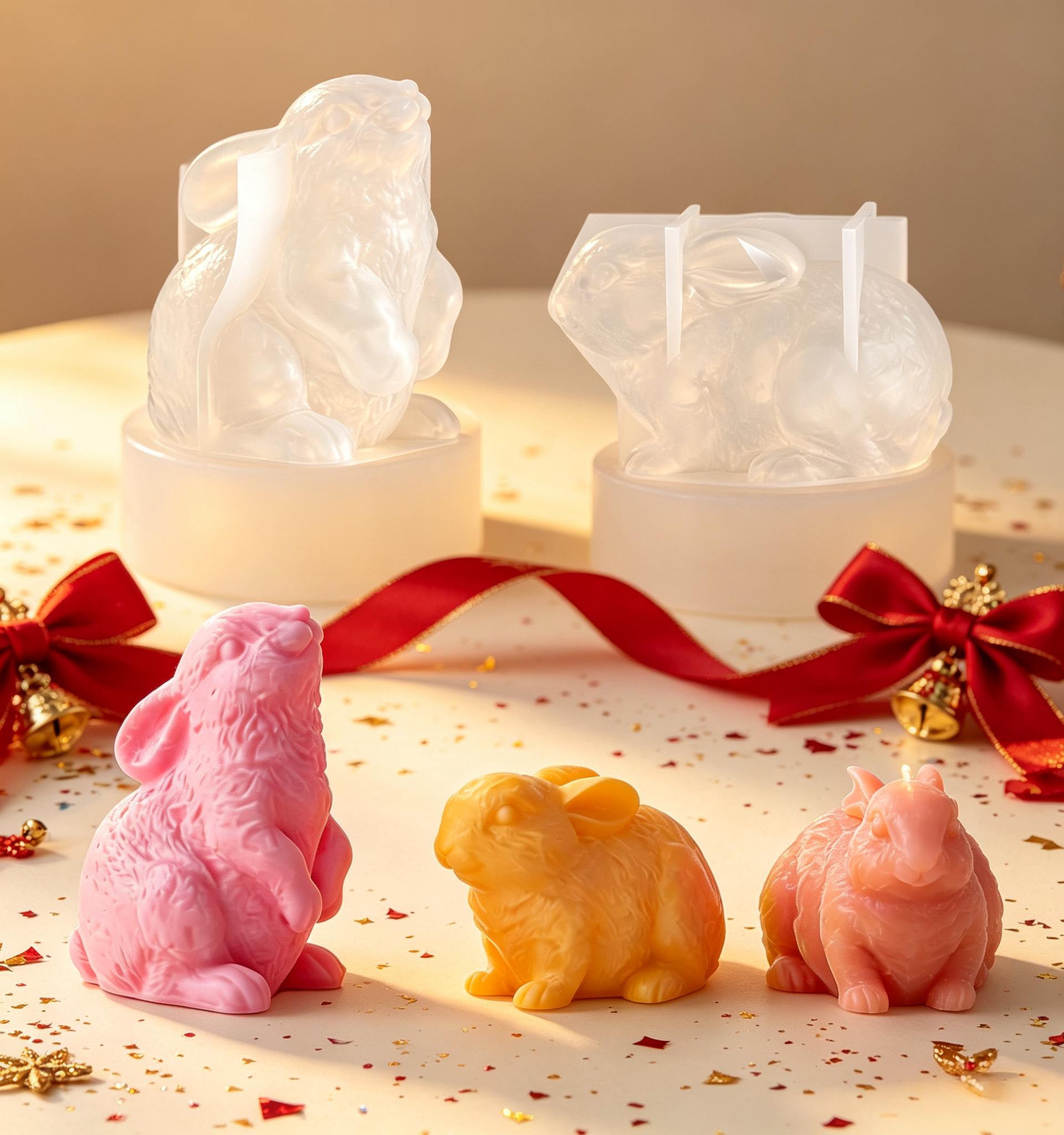 قالب شمع سيليكون ثلاثي الأبعاد - مراجعة Candle Making Wax وسعره