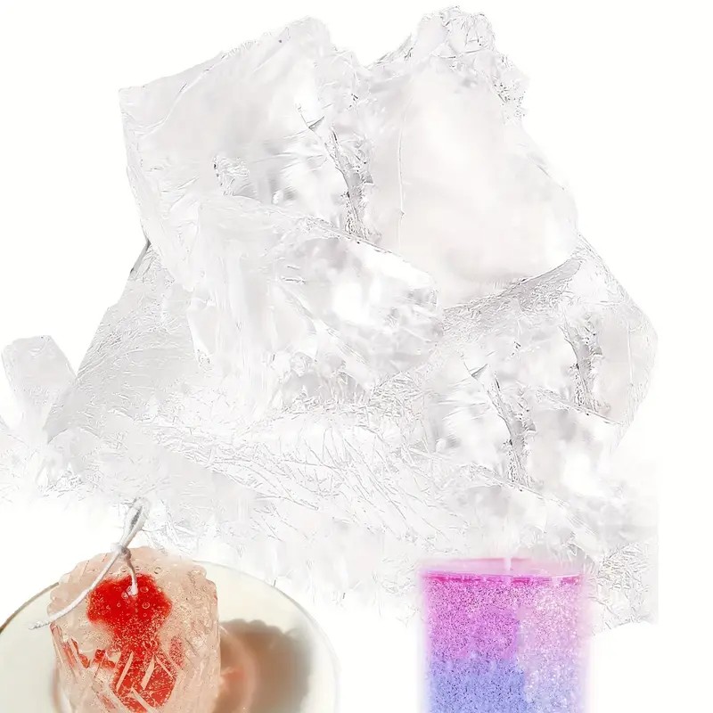 شمع كريستالي شفاف، شمع جيلي، ل - مراجعة Candle Making Wax وسعره